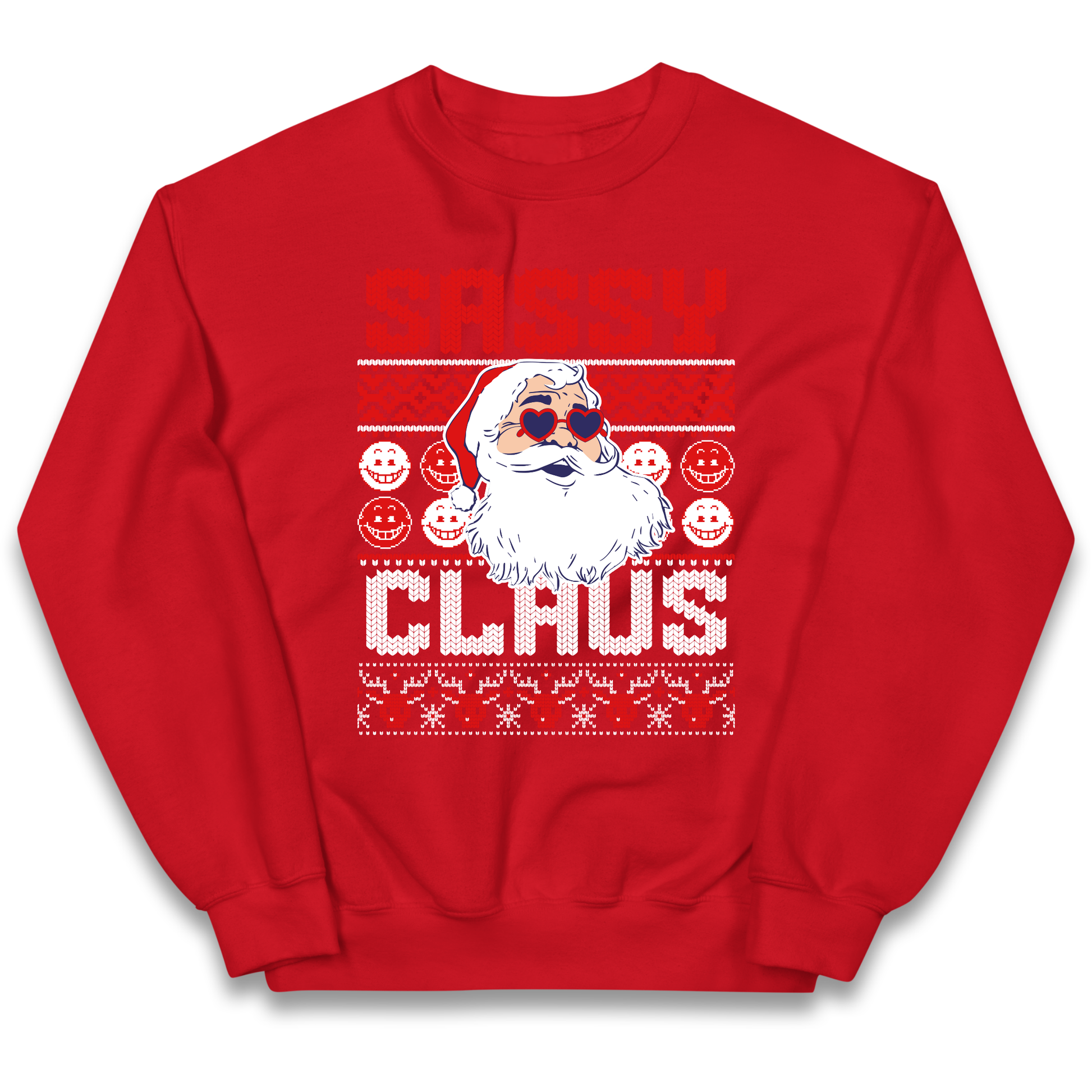 Sassy Claus Santa Christmas kids sweatshirt