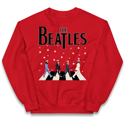 The Beatles Abbey Road Christmas kids sweatshirt