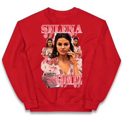 Selena Gomez Pink kids sweatshirt