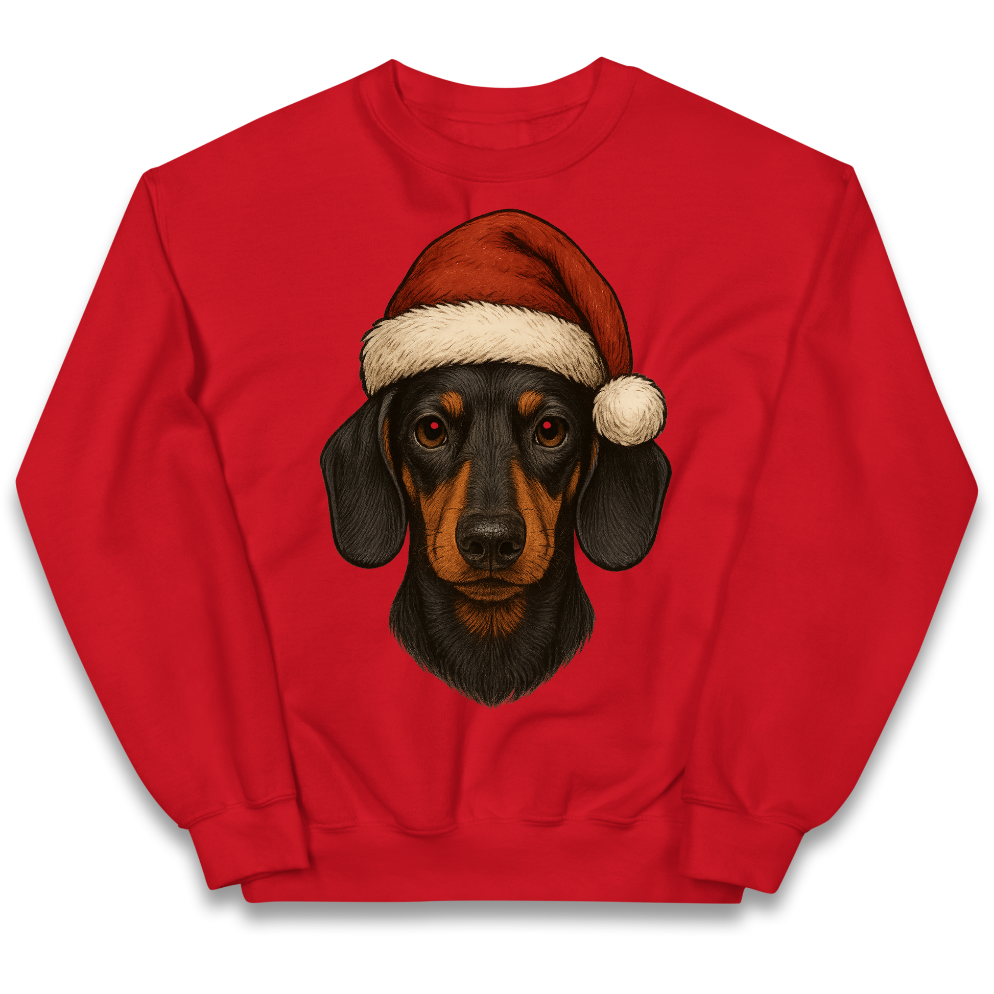 Sausage Dog Christmas Kids Jumper