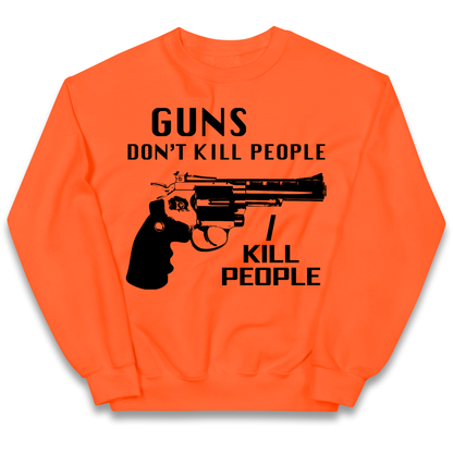 Guns Don’t Kill People Kids Jumper 