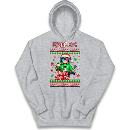 Roblox Merry Christmas Kids Hoodie
