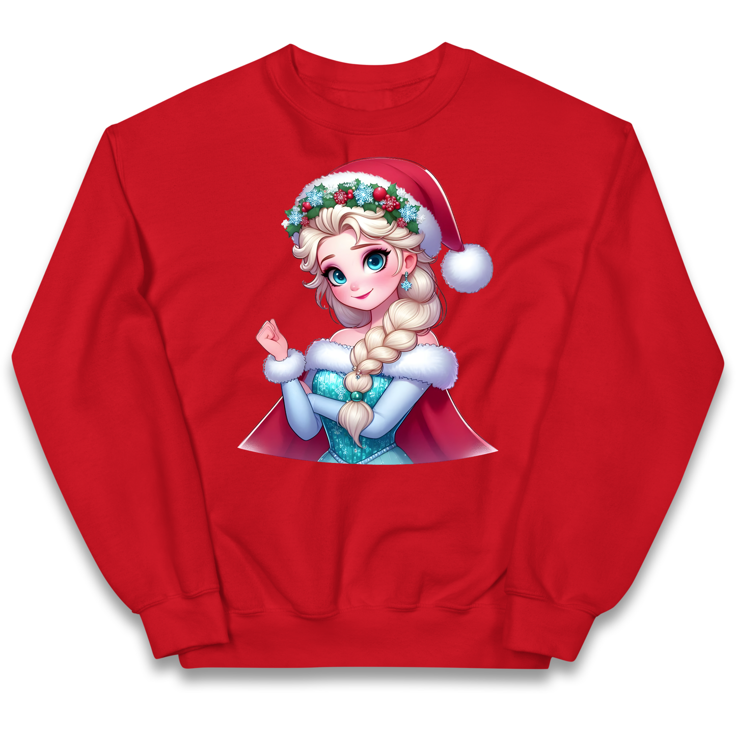 Elsa Frozen Santa kids sweatshirt