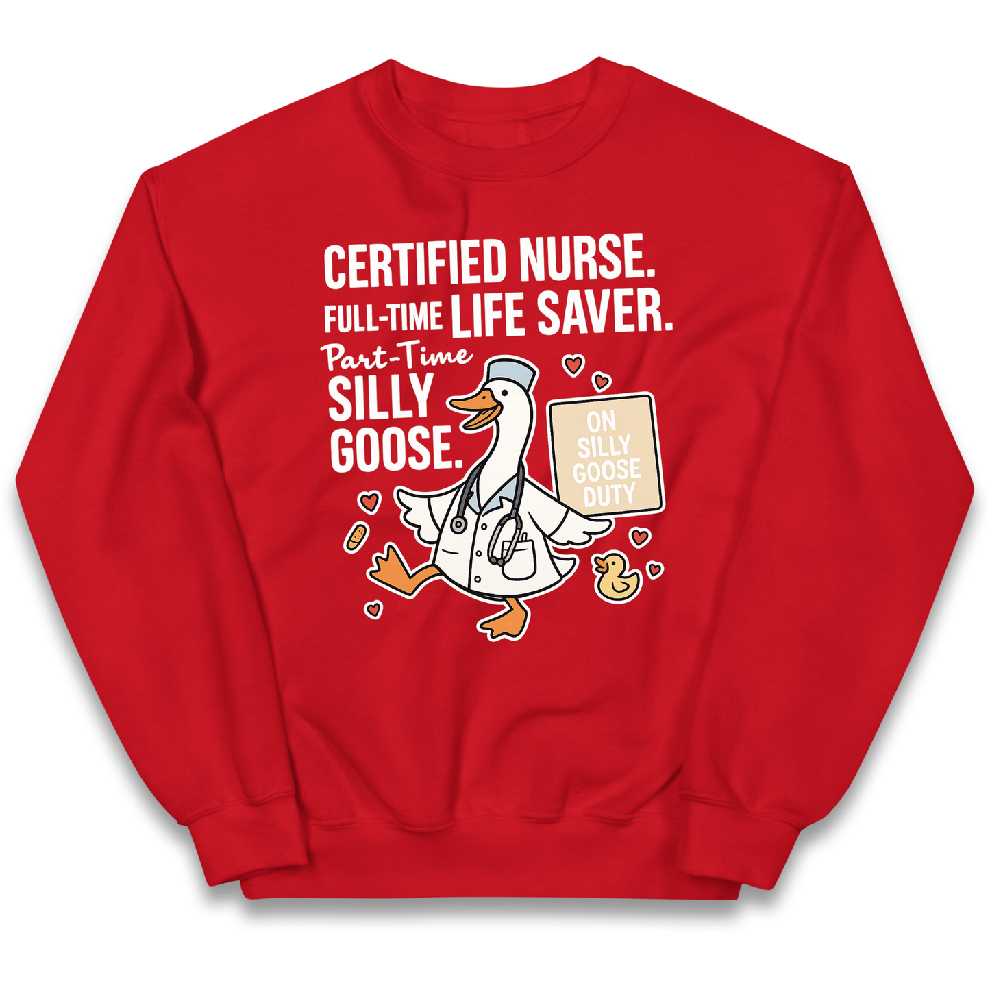 Full Time Nurse Part Time Silly Goose kids sweatshirt