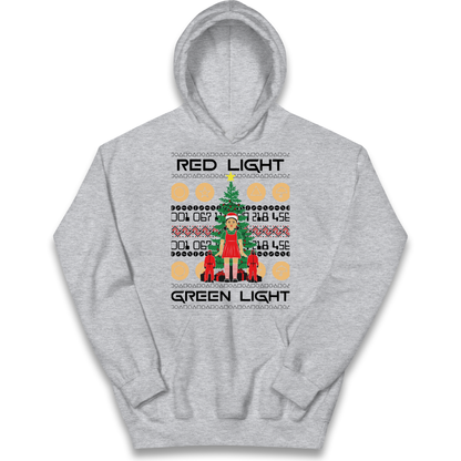 Squid Game Christmas Kids Hoodie