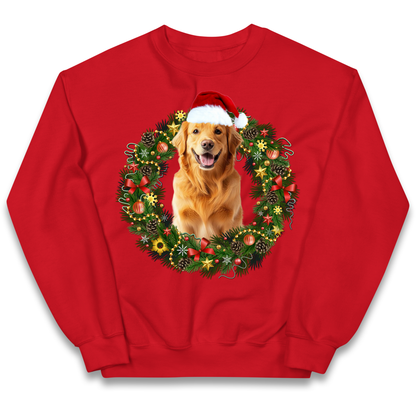 Dog Christmas kids sweatshirt