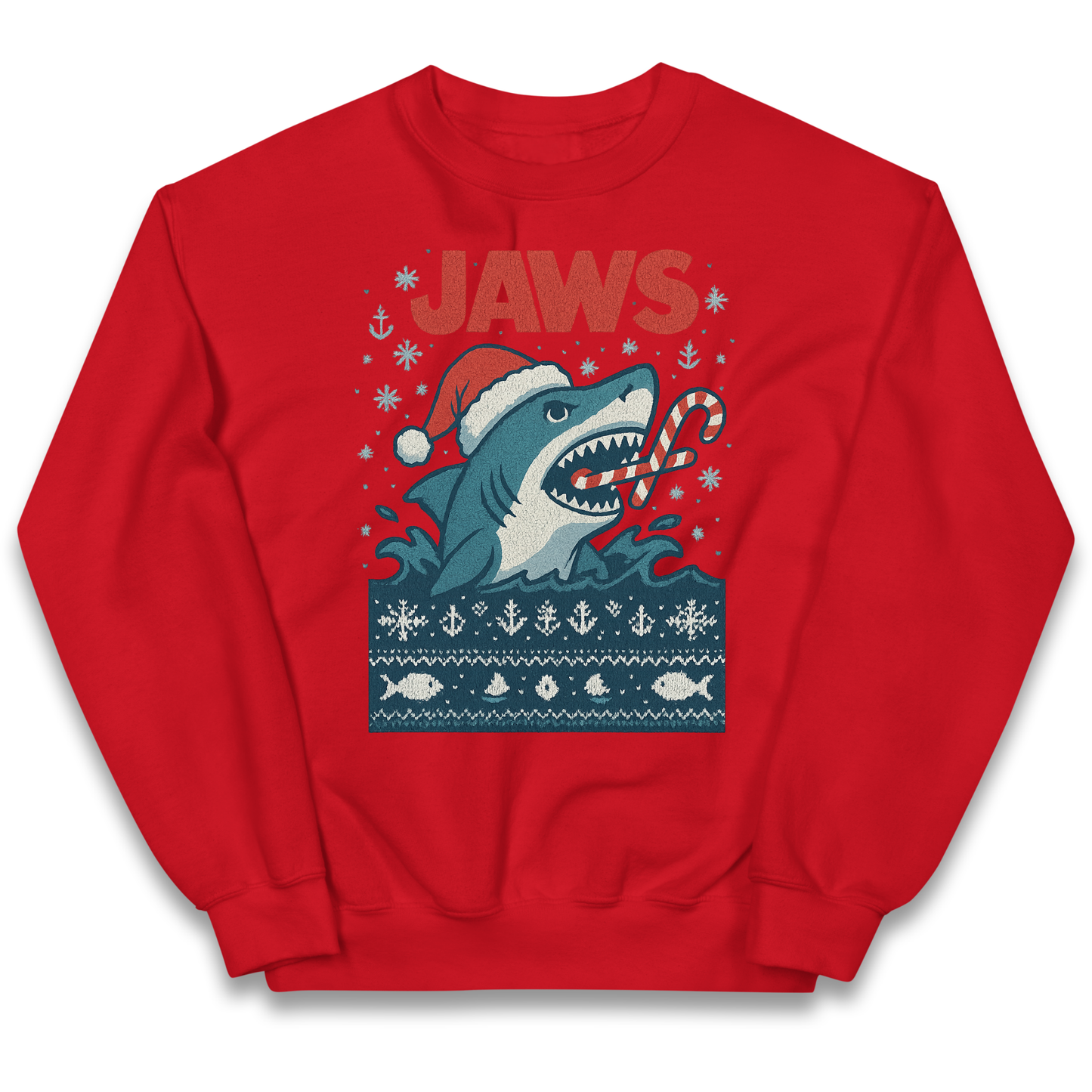 Jaws Christmas kids sweatshirt