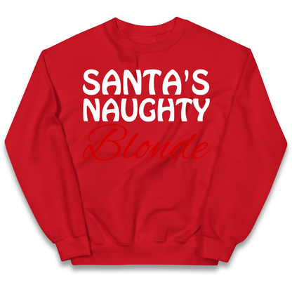 Naughty Blonde Kids Sweatshirt