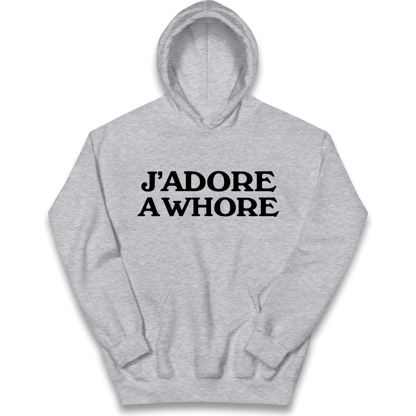 J'Adore A Whore Kids Hoodie