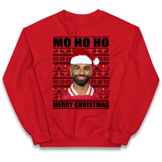 Mo Ho Ho Salah Kids Sweatshirt
