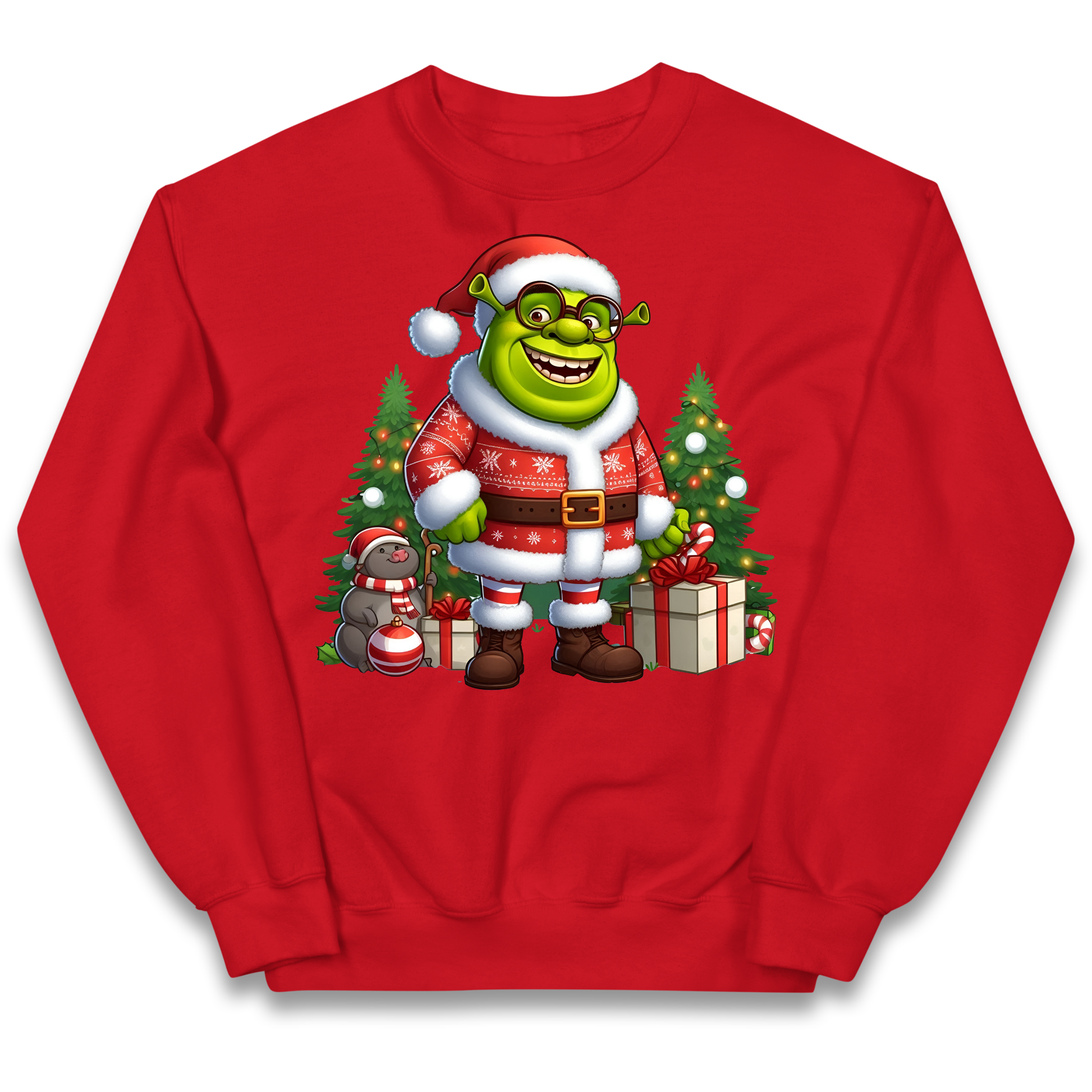 Shrek Santa Claus Presents kids sweatshirt