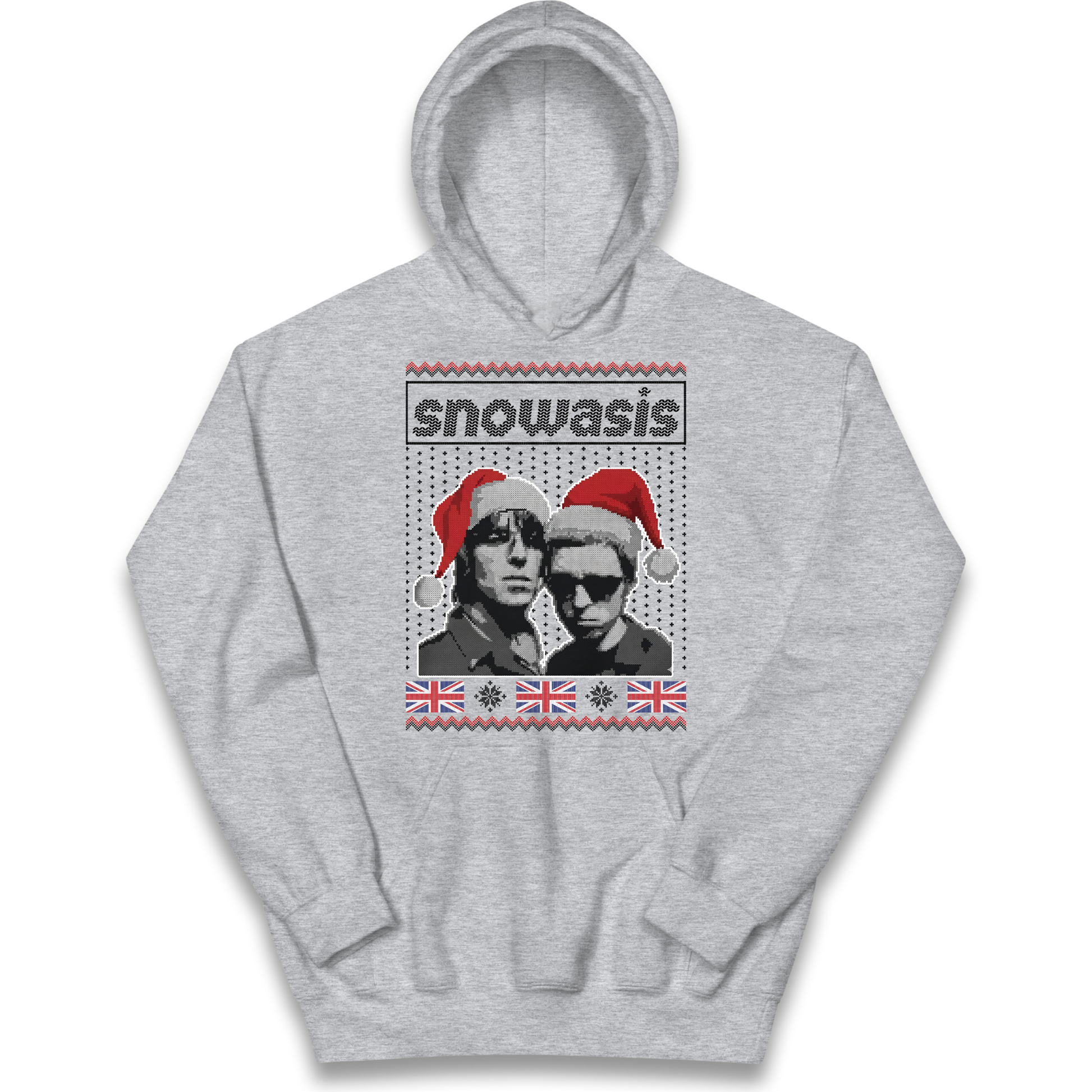 Snowasis Union Jack Christmas Kids Hoodie