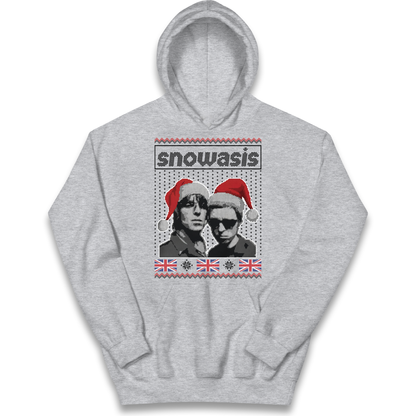 Snowasis Union Jack Christmas Kids Hoodie