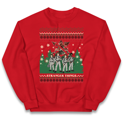 Stranger Things Demogorgon Christmas Kids Jumper