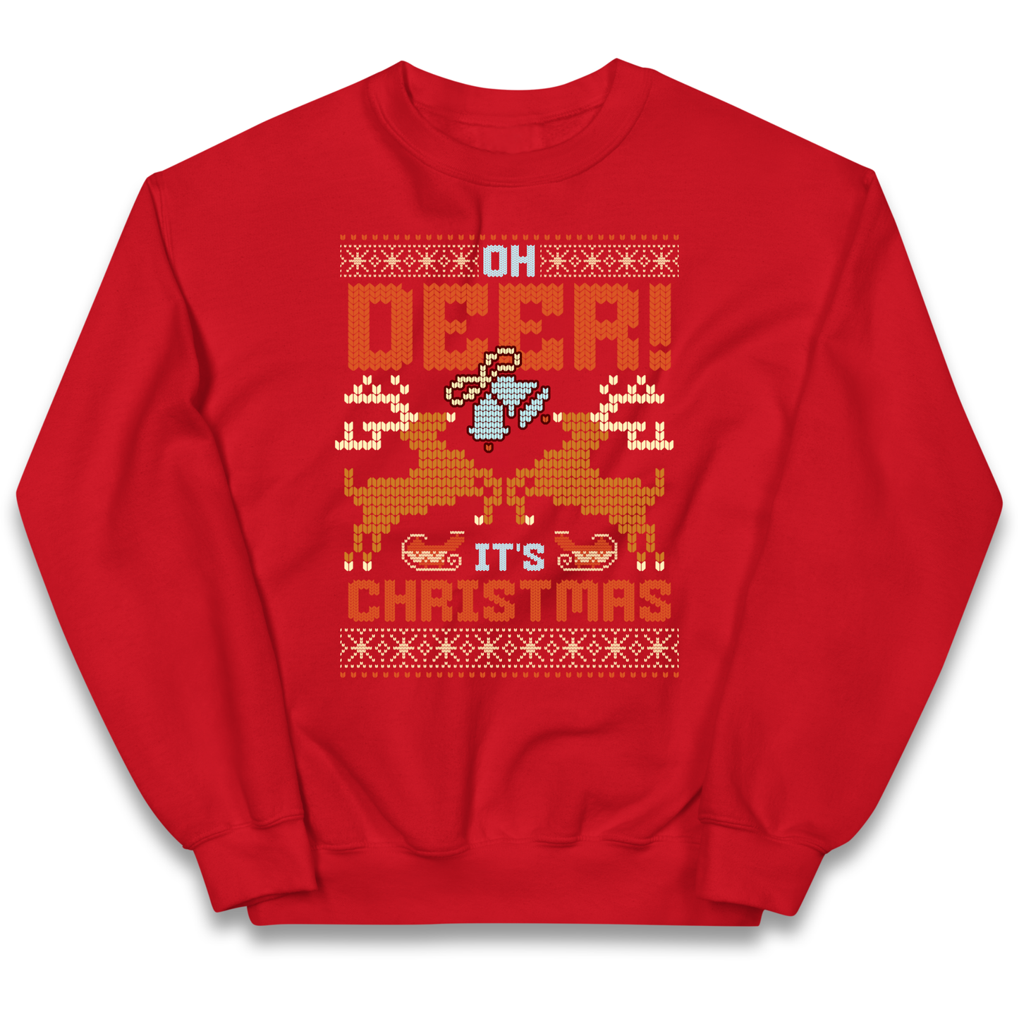 Oh Deer its Christmas kids sweatshirt