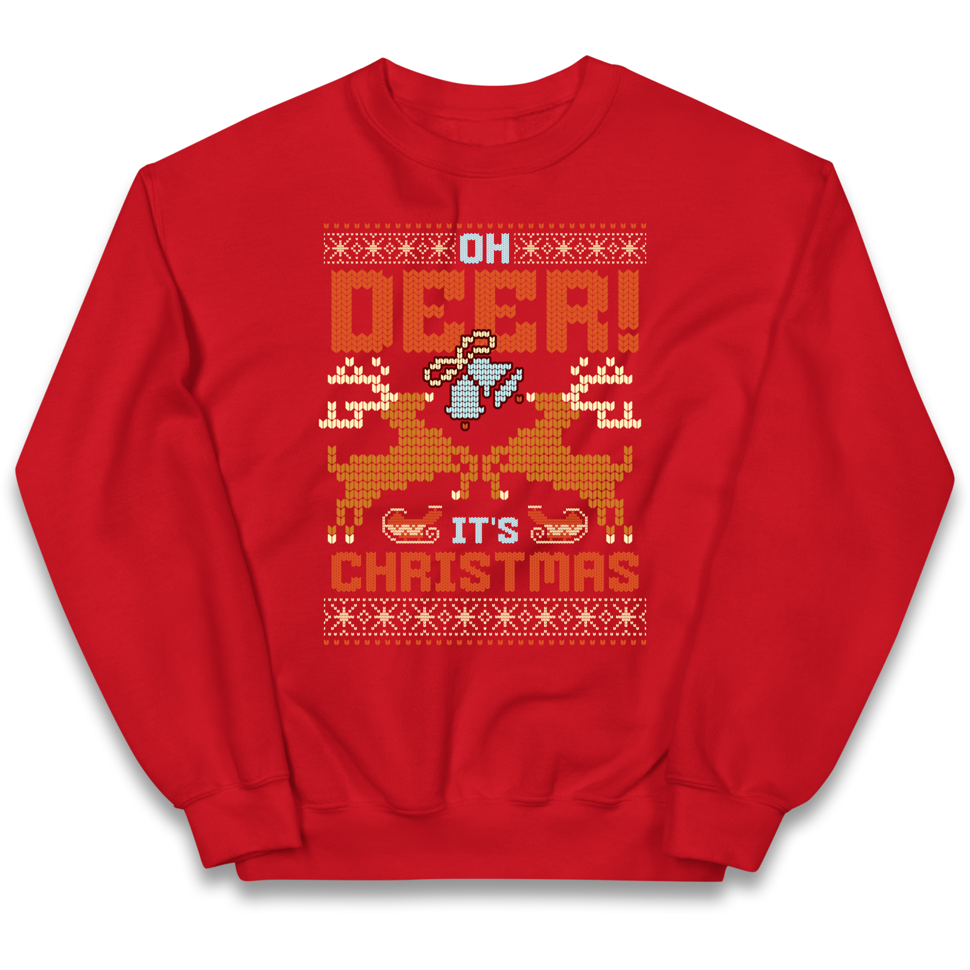 Oh Deer its Christmas kids sweatshirt