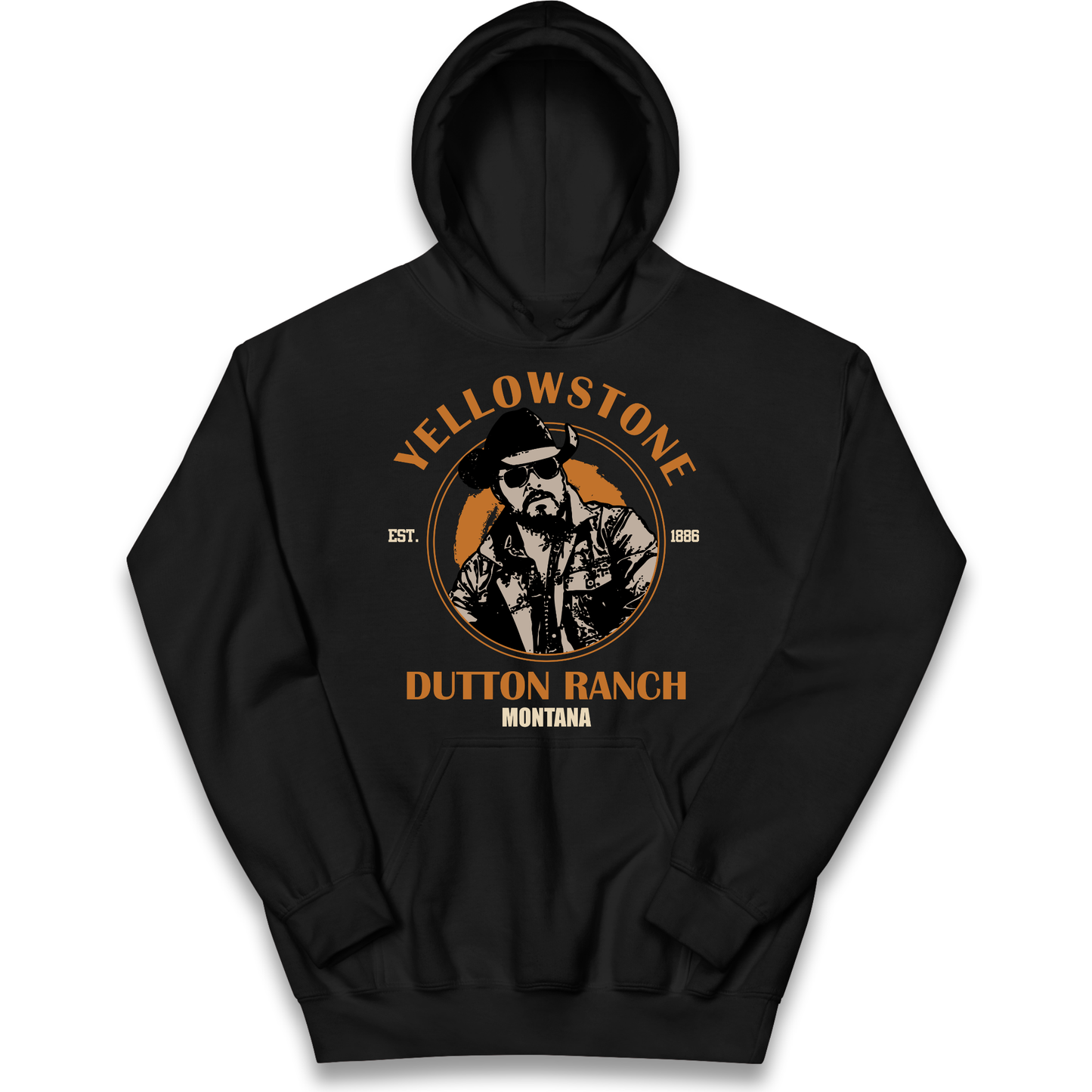 Yellowstone Dutton Ranch Montana Kids Hoodie