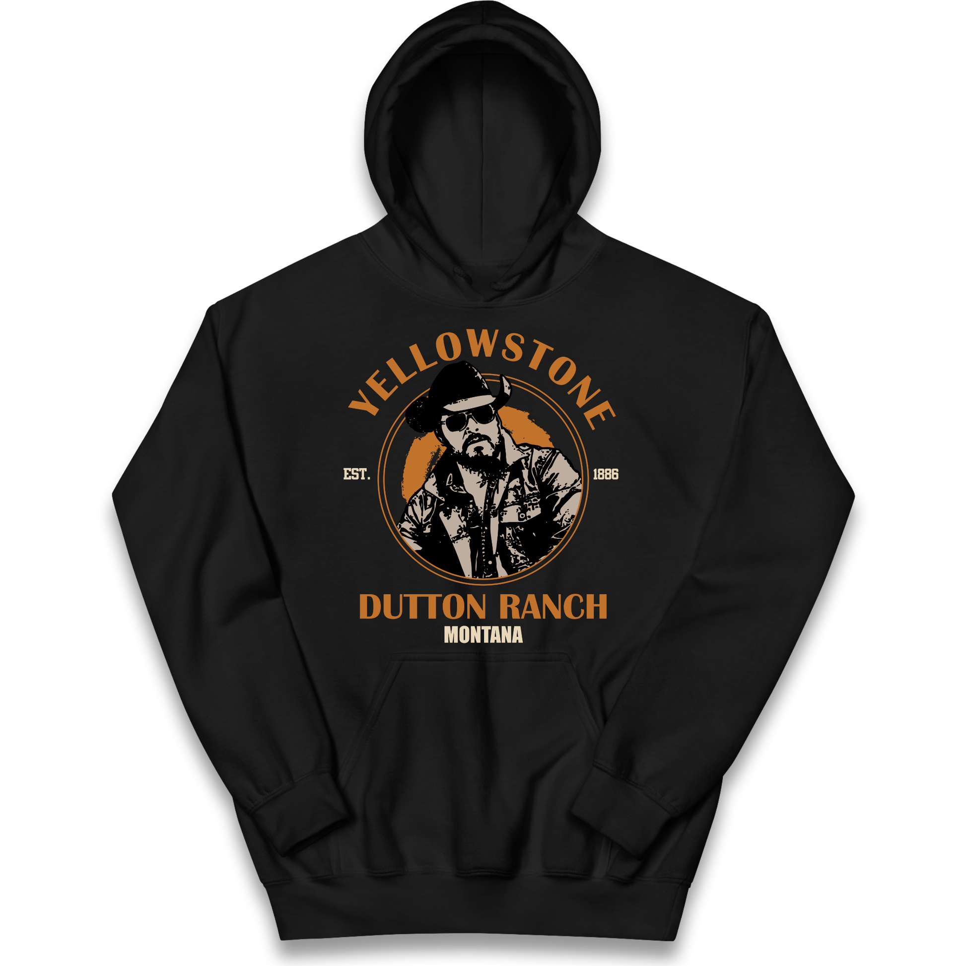 Yellowstone Dutton Ranch Montana Kids Hoodie