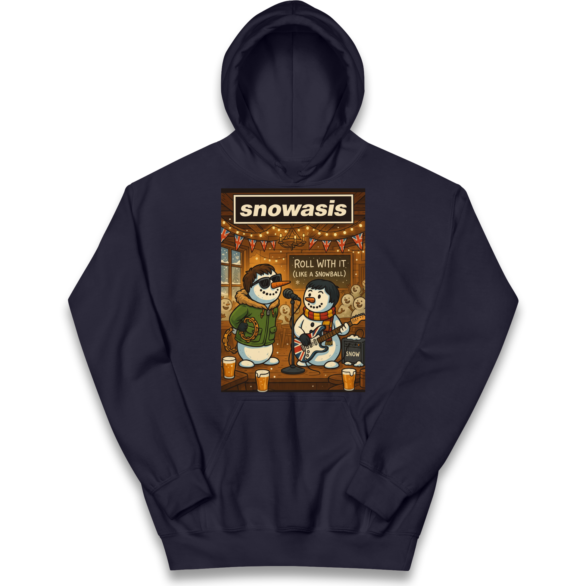 Snowasis Roll Christmas Kids Hoodie