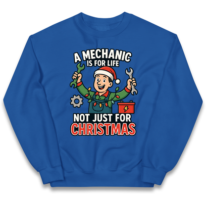 Mechanic Christmas Kids Jumper