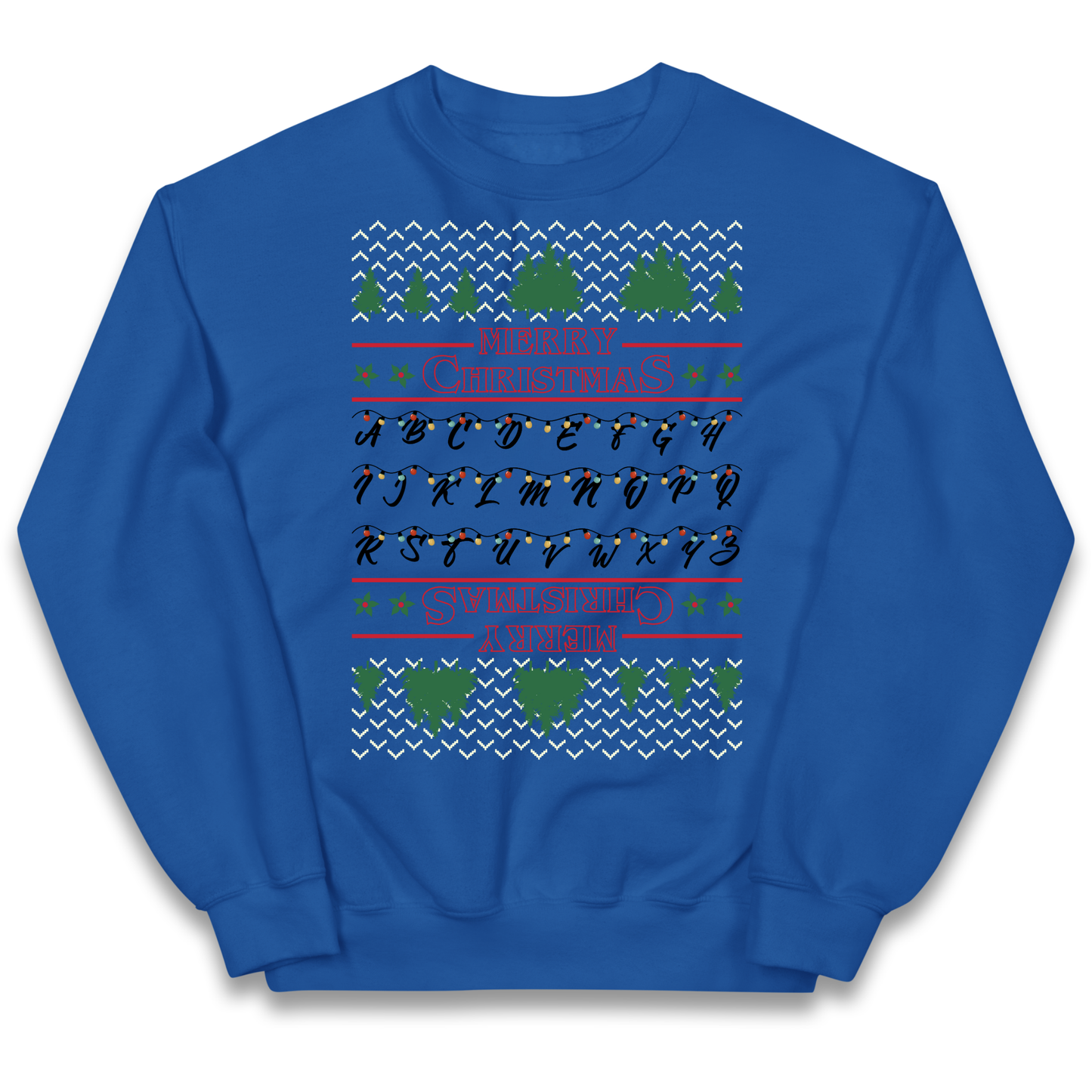 stranger things christmas jumper Kids Jumper