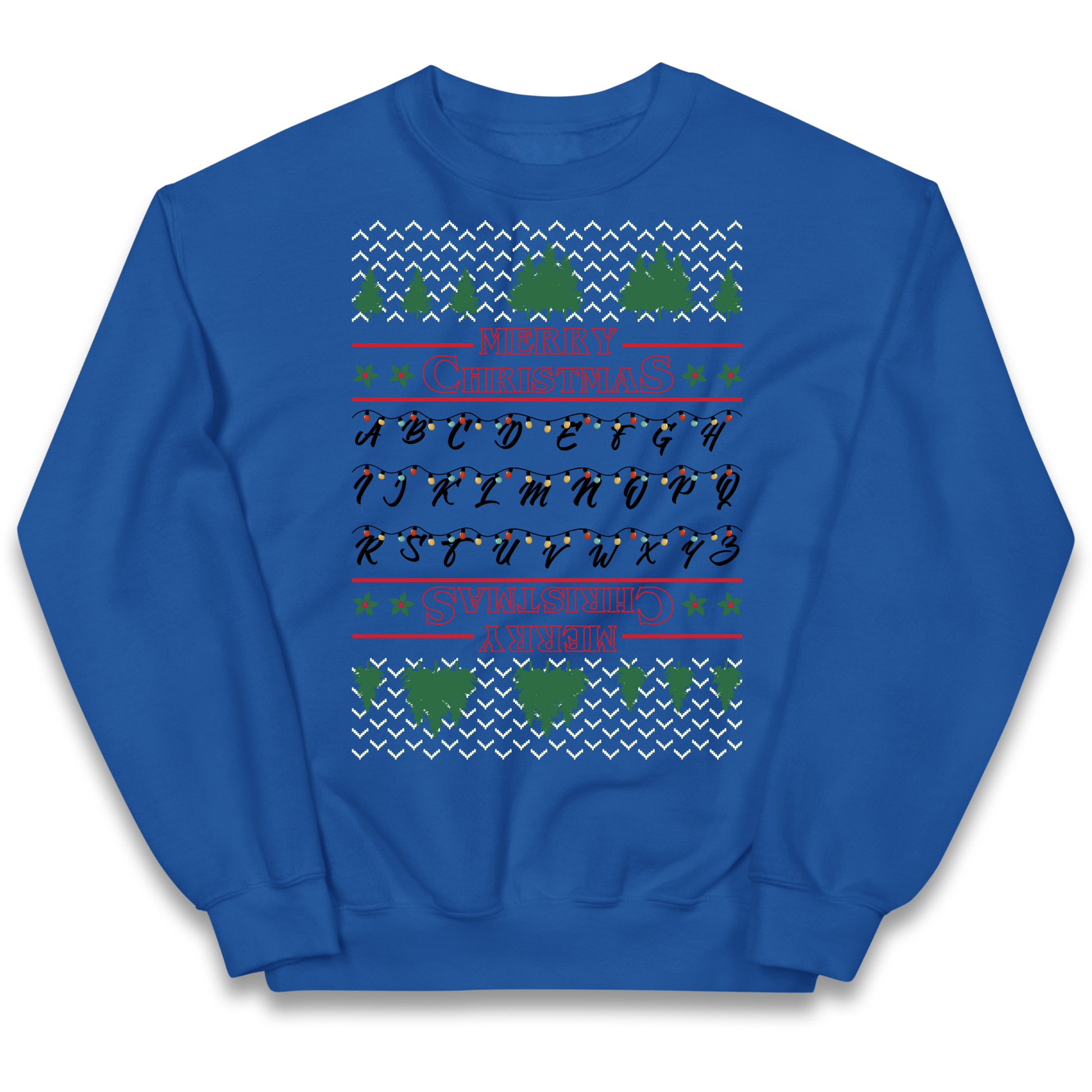 stranger things christmas jumper Kids Jumper