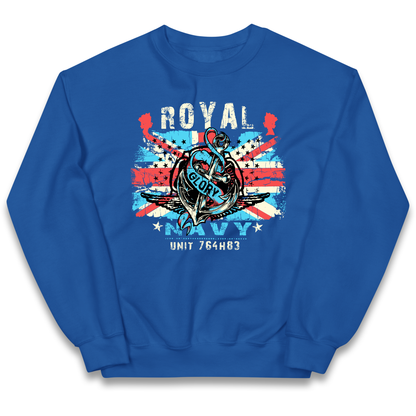 Royal Navy Glory Unit 764H83 kids sweatshirt