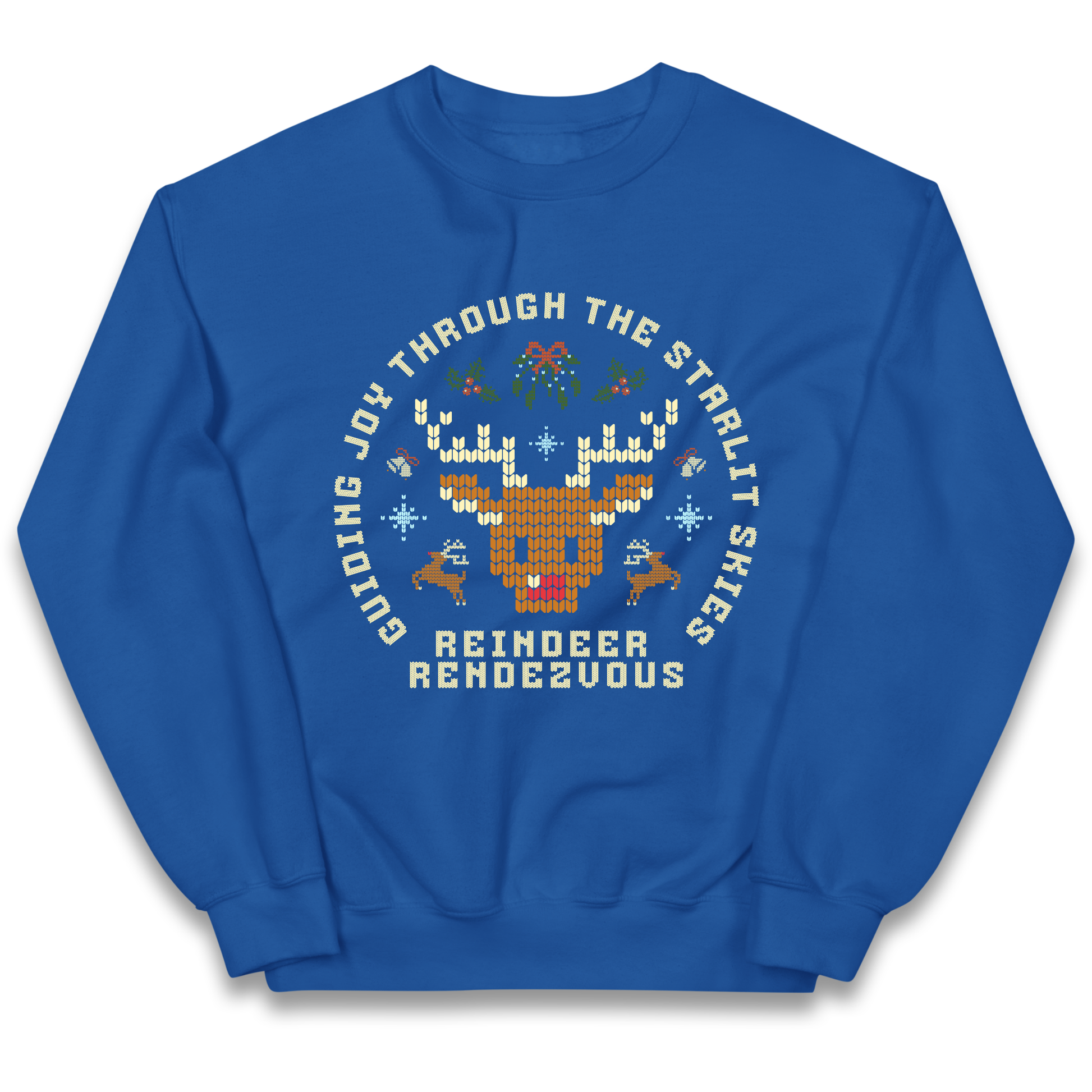 Reindeer Rendezvous Christmas kids sweatshirt