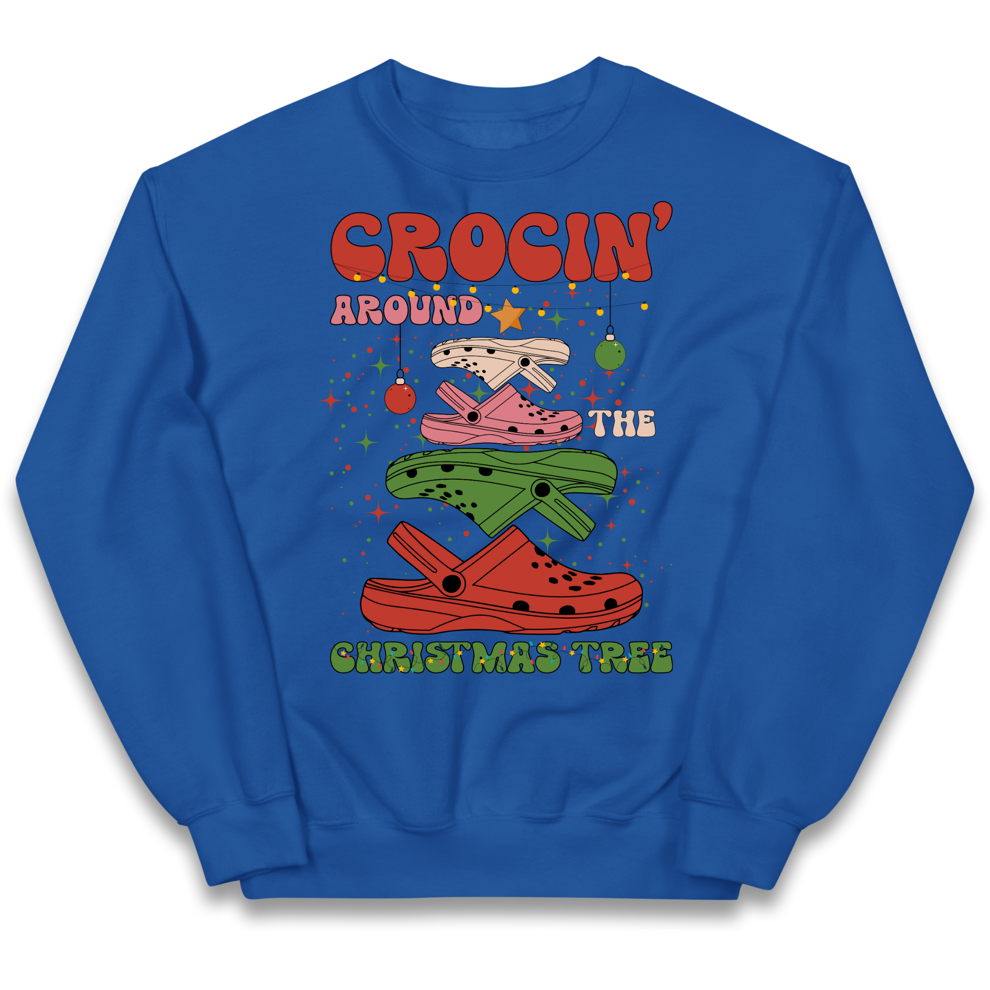 Crockin Around the Christmas Tree Christmas kids sweatshirt