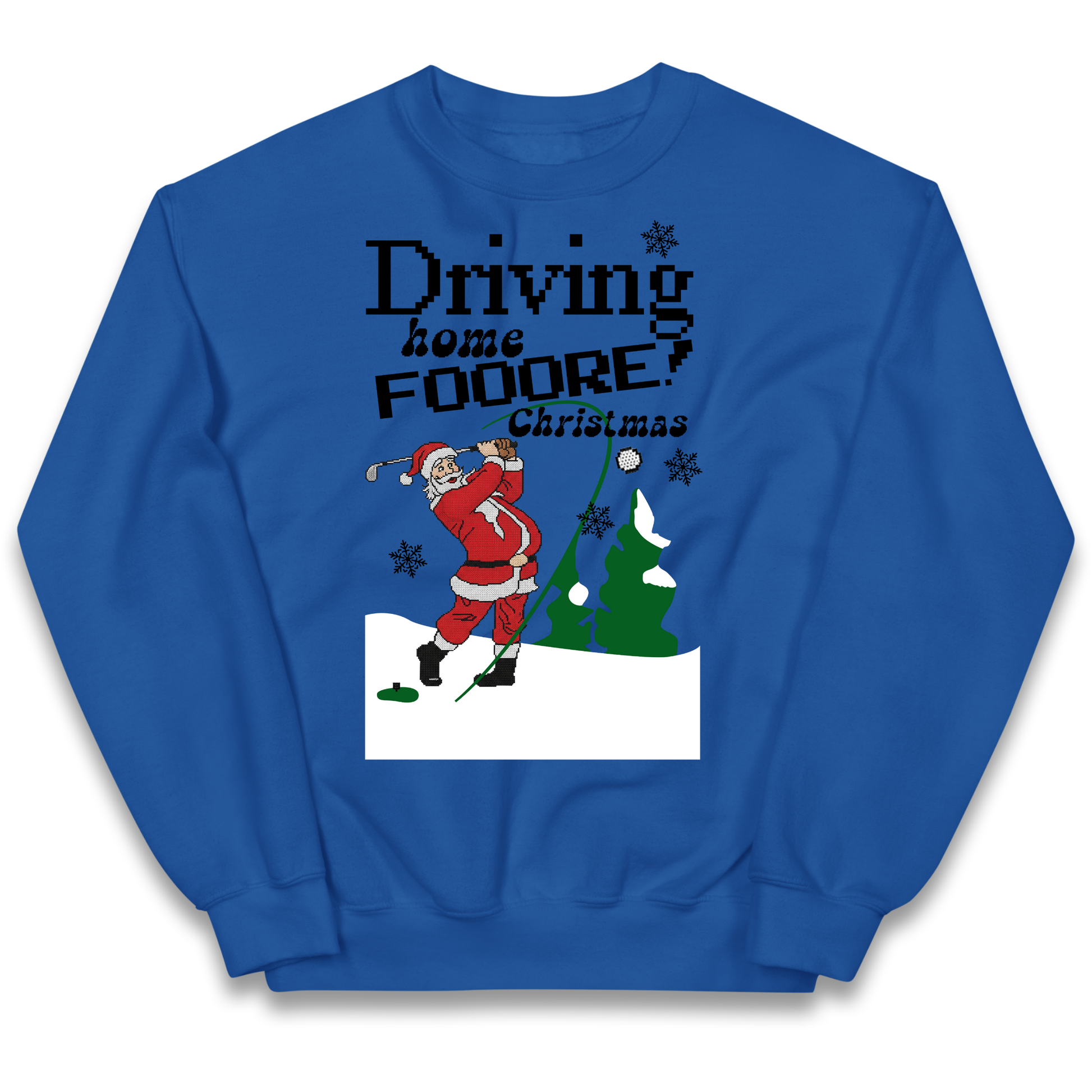 Christmas Golf Kids Sweatshirt