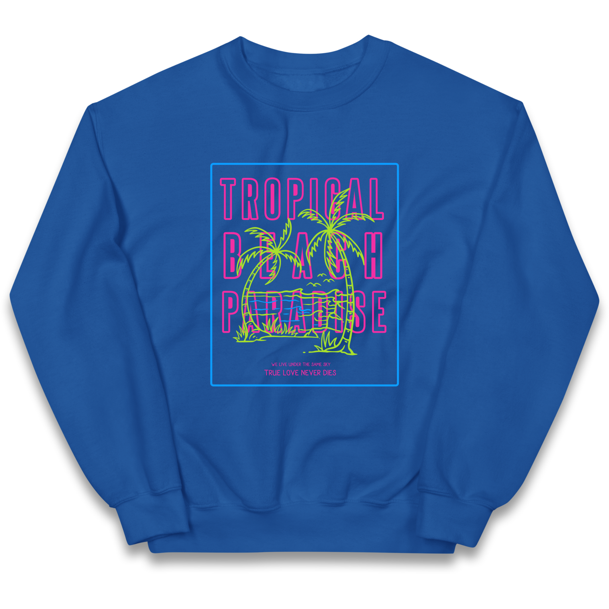 Tropical Beach Paradise kids sweatshirt