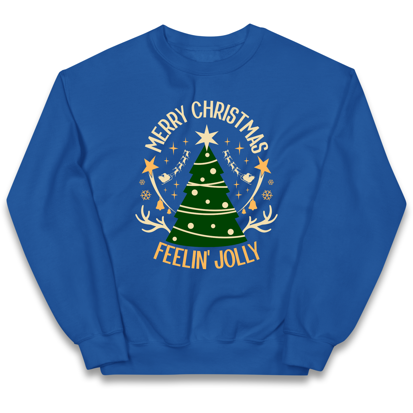 Merry Christmas Feeling Jolly Christmas kids sweatshirt