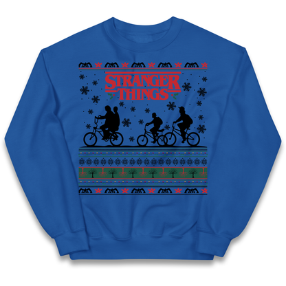 Stranger Things Christmas kids sweatshirt