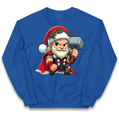Thor Santa kids sweatshirt