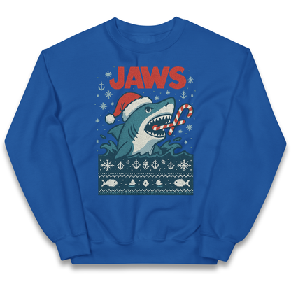Jaws Christmas kids sweatshirt
