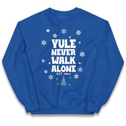 Yule Never Walk Alone Liverpool Christmas kids sweatshirt
