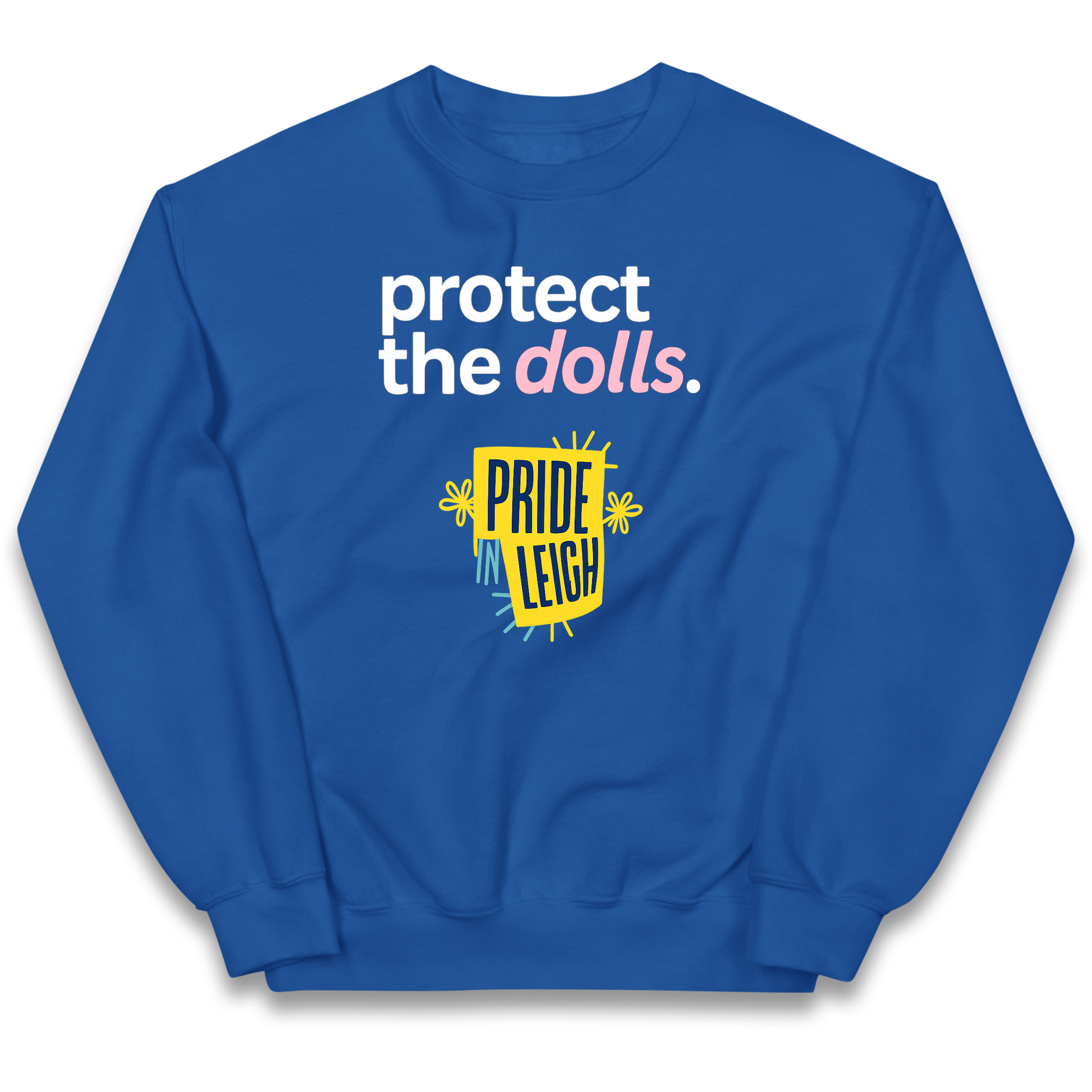 Protect The Dolls Slogan kids sweatshirt