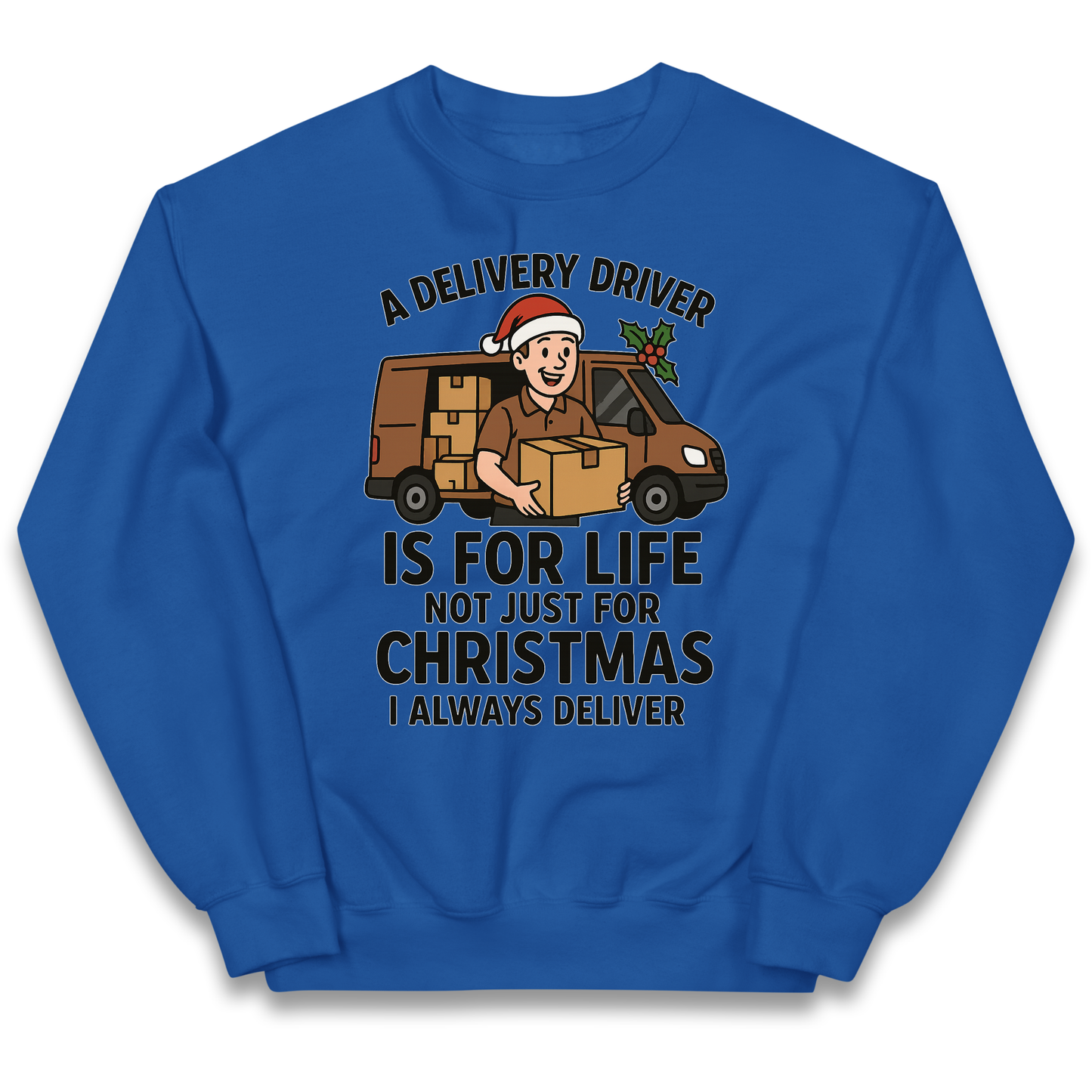 Delivery Driver Christmas Kids Jumper