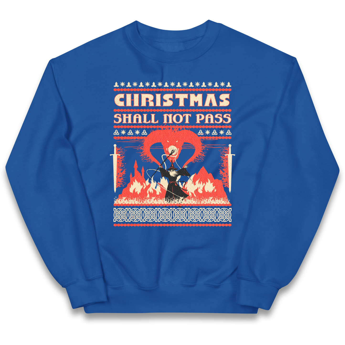 Christmas Shall Not Pass kids sweatshirt