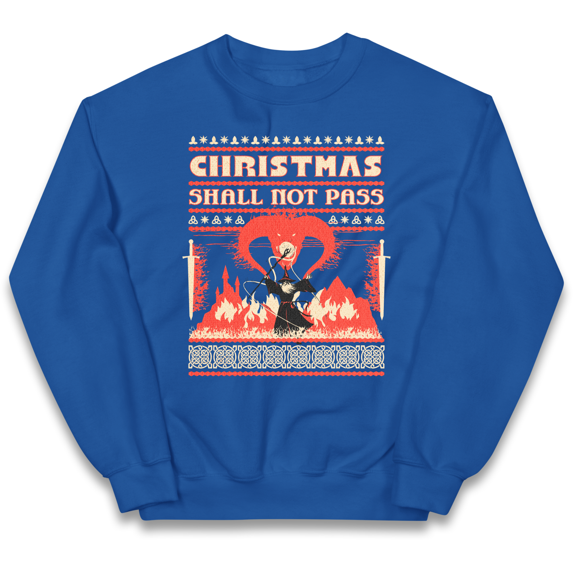 Christmas Shall Not Pass kids sweatshirt