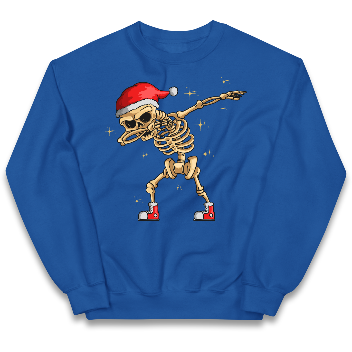 Santa Skellington Dabbing Christmas kids sweatshirt