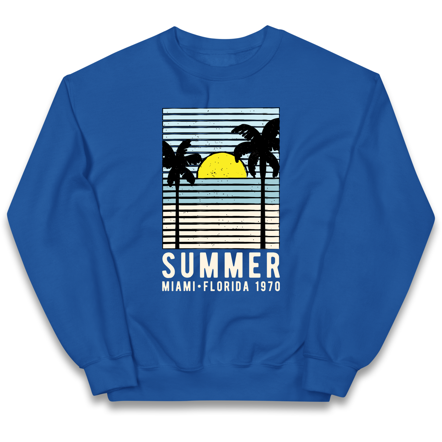 Summer Miami Florida 1970 kids sweatshirt
