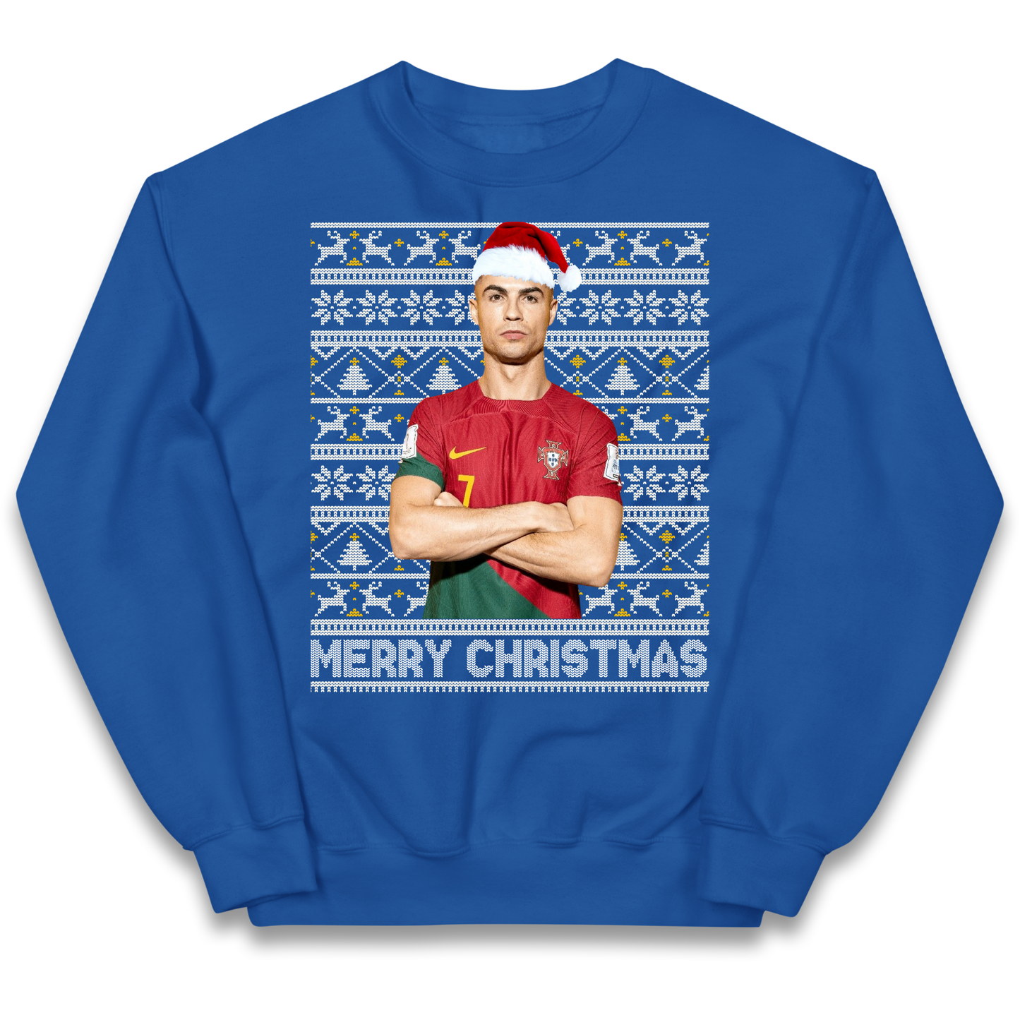 Merry Christmas Ronaldo kids sweatshirt