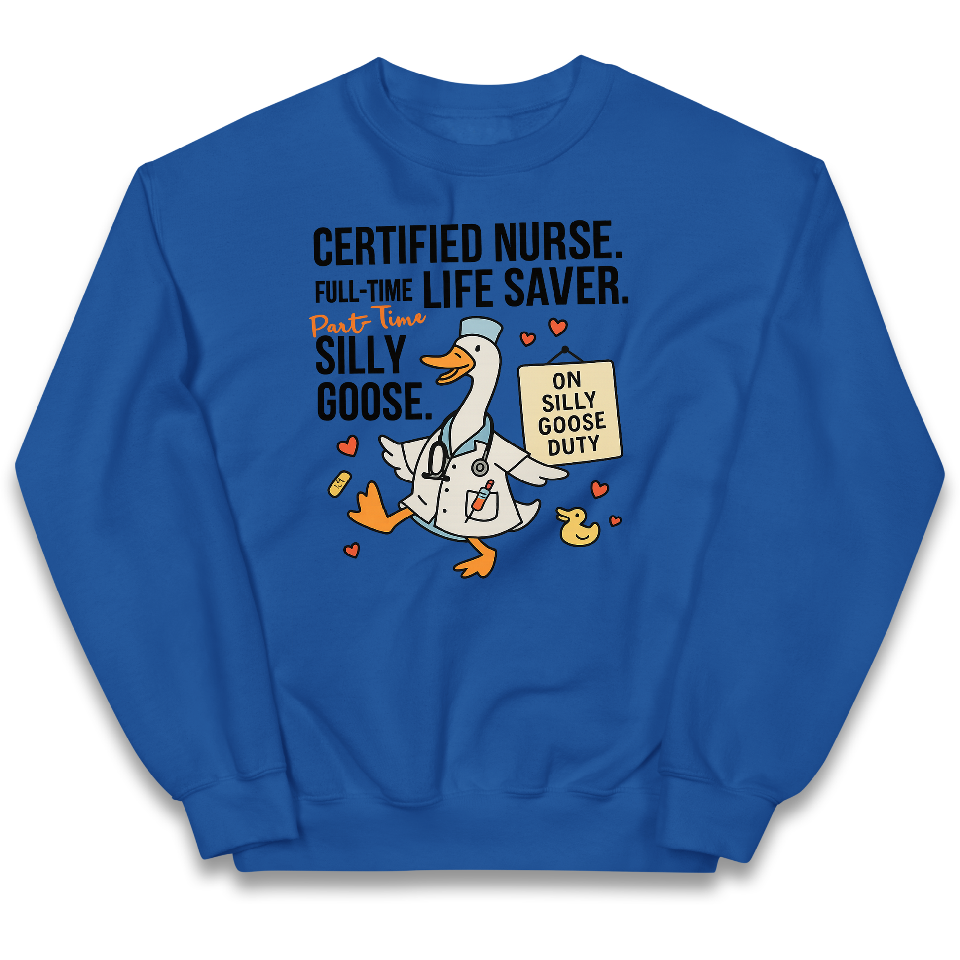 Full Time Nurse Part Time Silly Goose kids sweatshirt