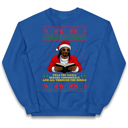 Snoop Dogg Nizzle Christmas Kids Sweatshirt