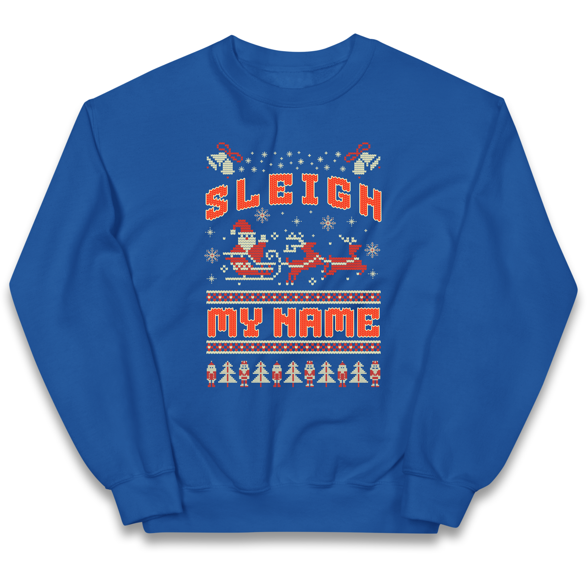 Sleigh My Name Christmas kids sweatshirt