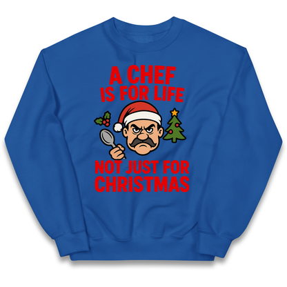 Chef Christmas Kids Jumper