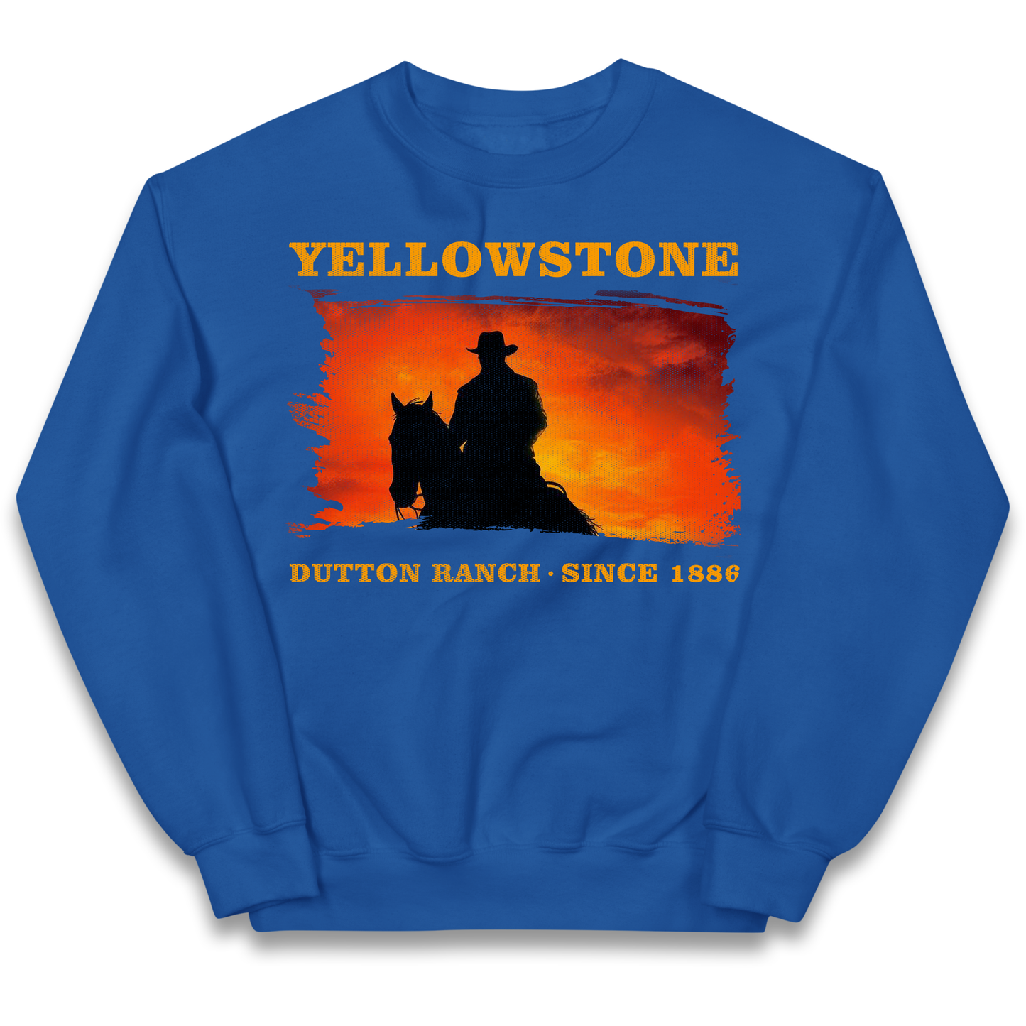 Yellowstone Dutton Ranch Since 1886 kids sweatshirt