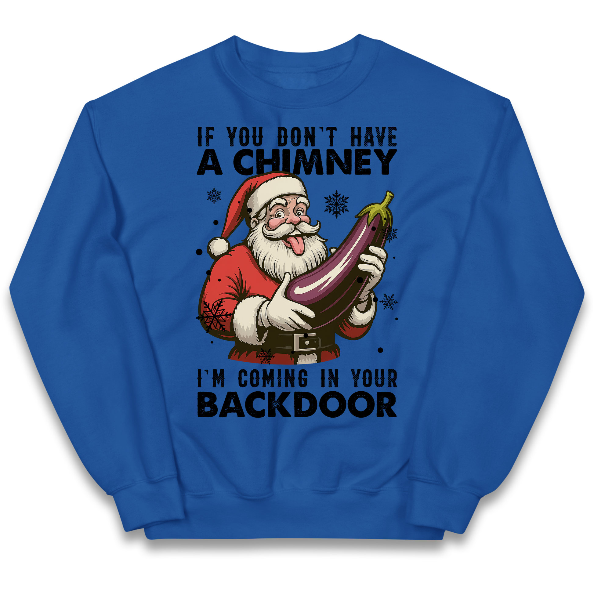 Santa Back Door Kids Sweatshirt
