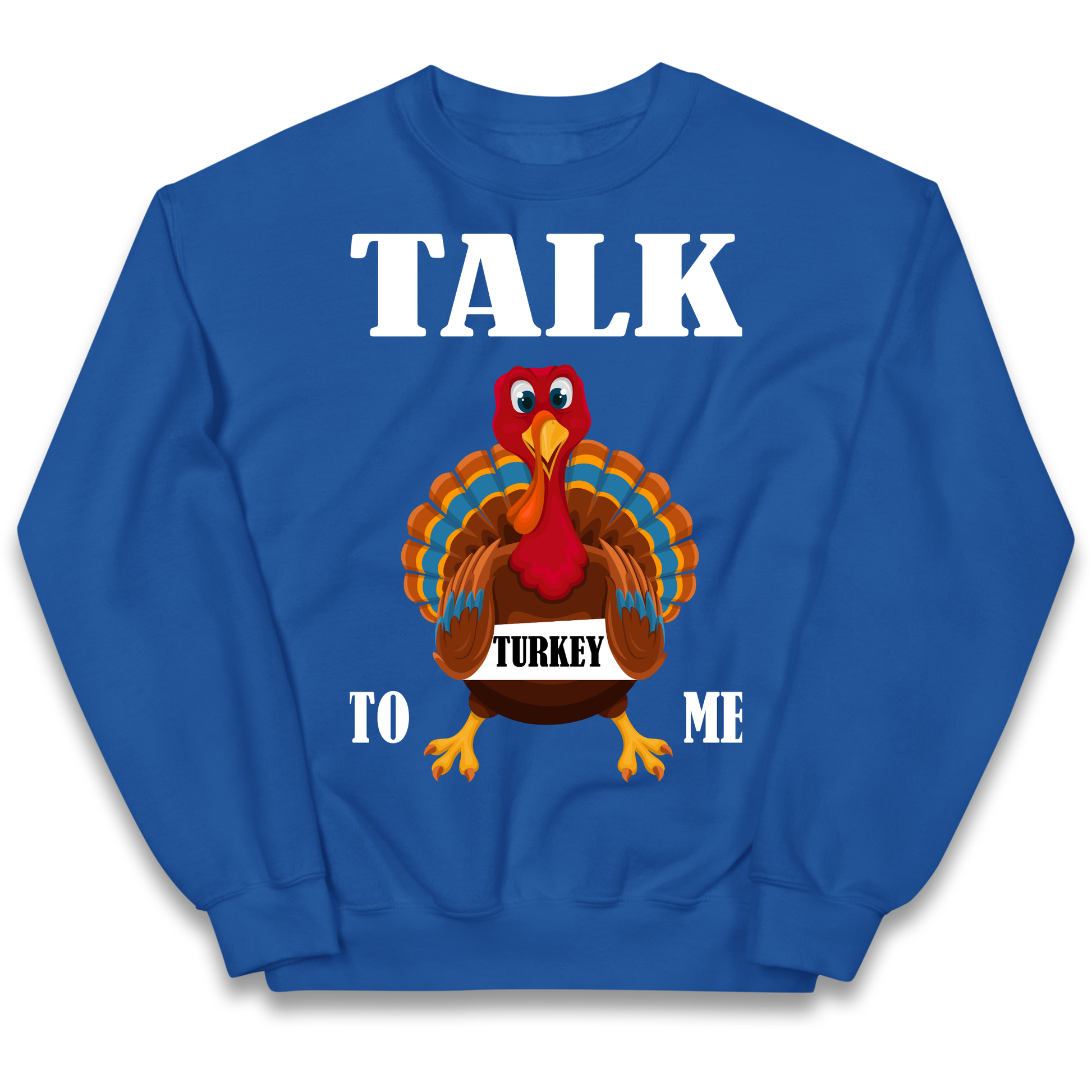 Talk Turkey To Me Christmas kids sweatshirt